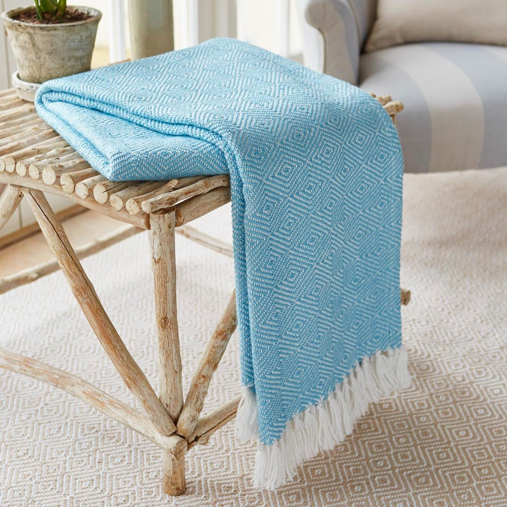 Diamond Azure Blanket