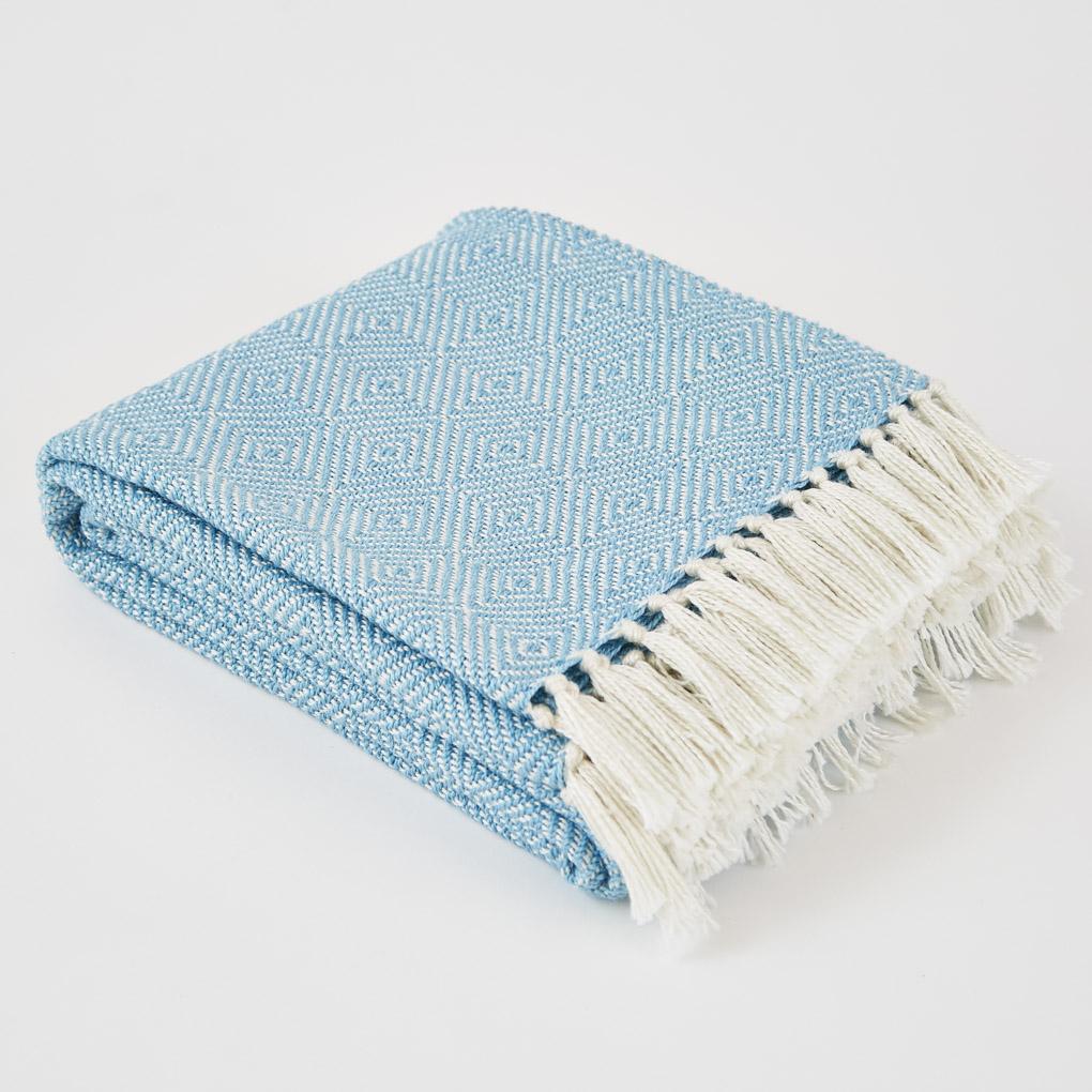 Diamond Azure Blanket