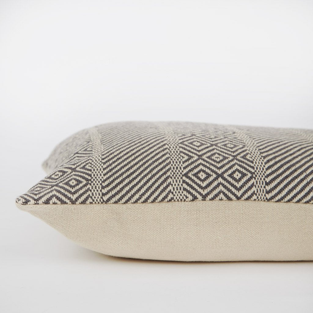 Minerva Charcoal Cushion