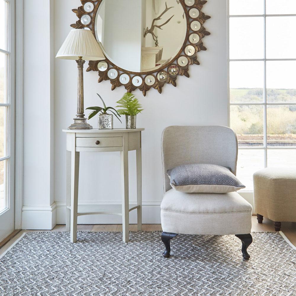 Monsoon Chenille Rug with chair