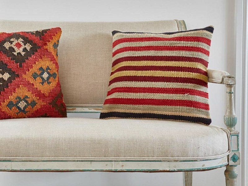 Red Cushions | Red Patterned Cushions | Weaver Green Australia