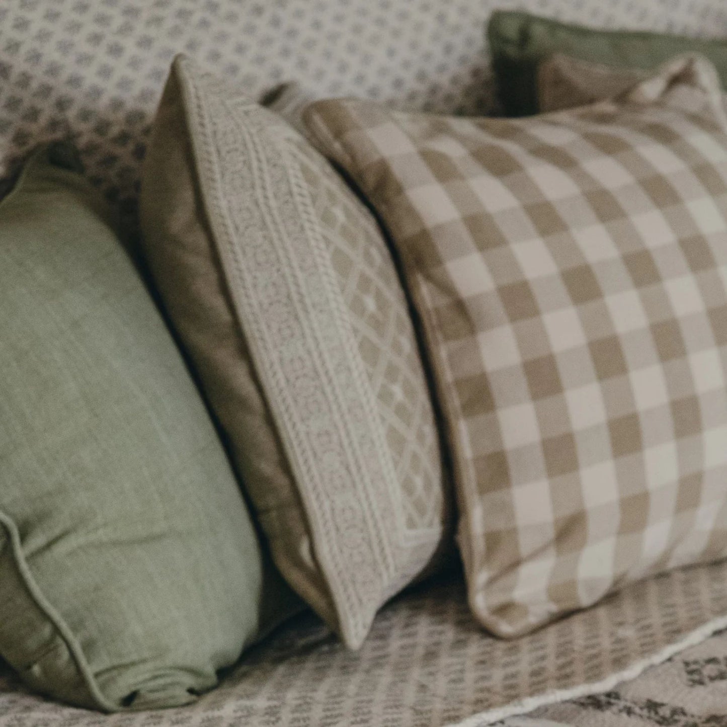 Babylon Greengage Cushion