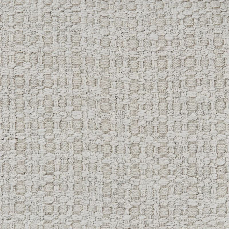 Basket Weave Natural Ecru Throw