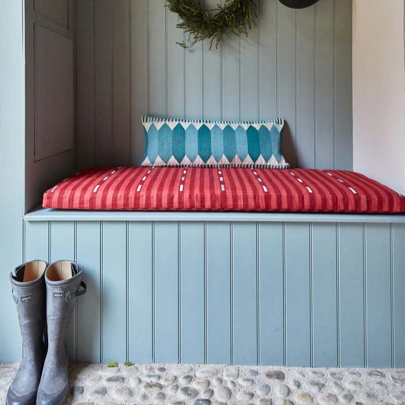 Temple Cerulean Bolster Cushion