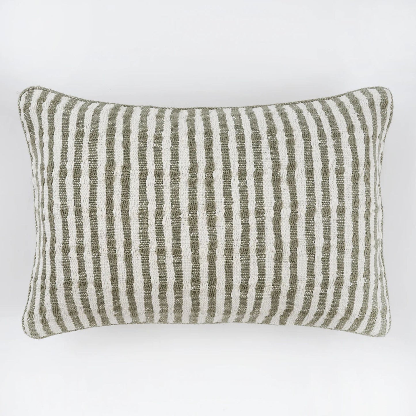 Breton Stripe Eucalyptus Cushion