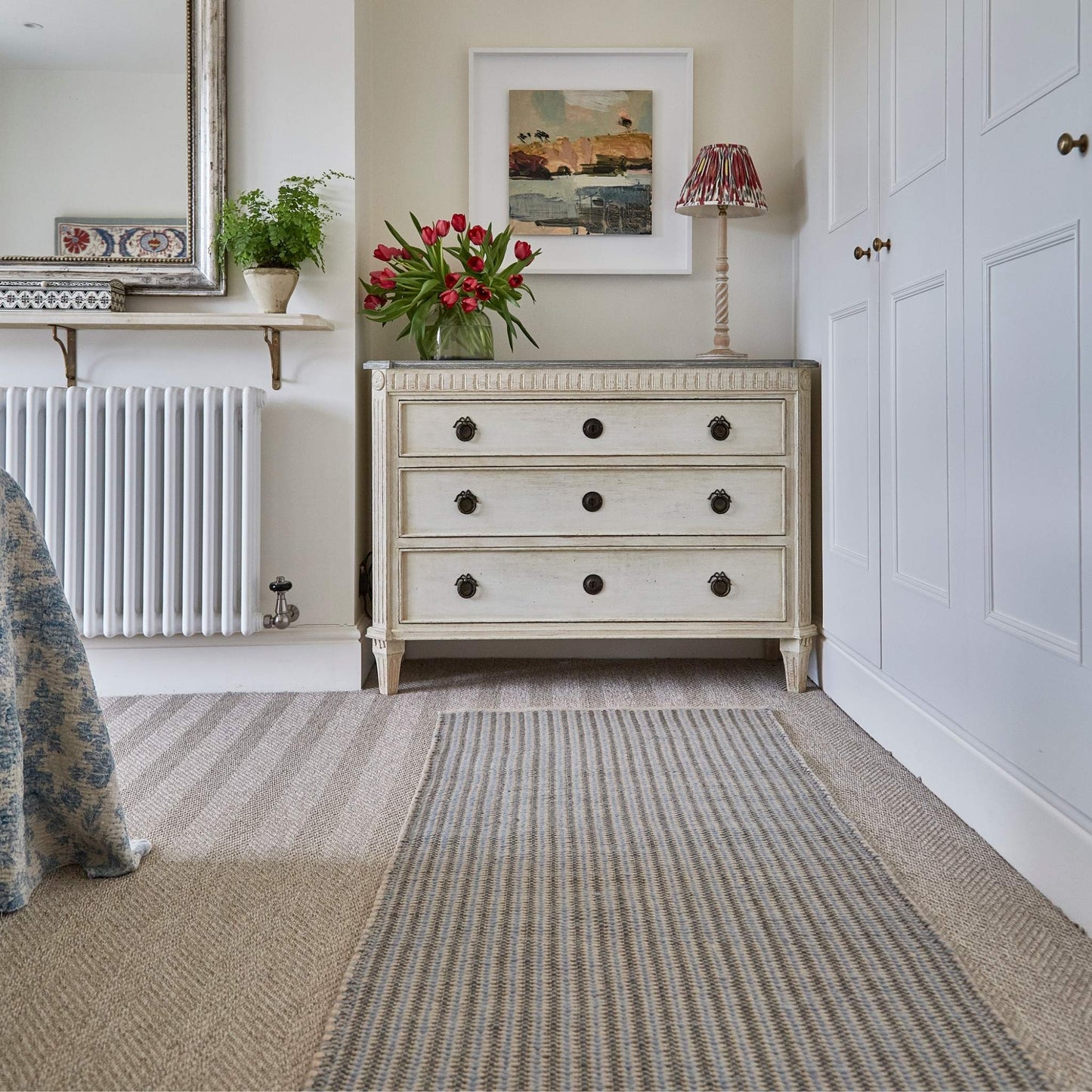 Dartmouth Stripe Pigeon Rug