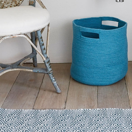 Teal Braided Baskets