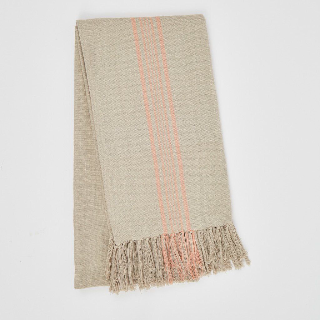 Antibes Coral Throw