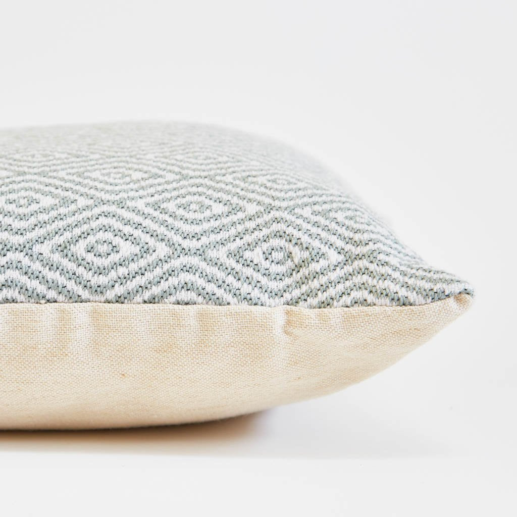 Dove Grey Hammam Cushion side view