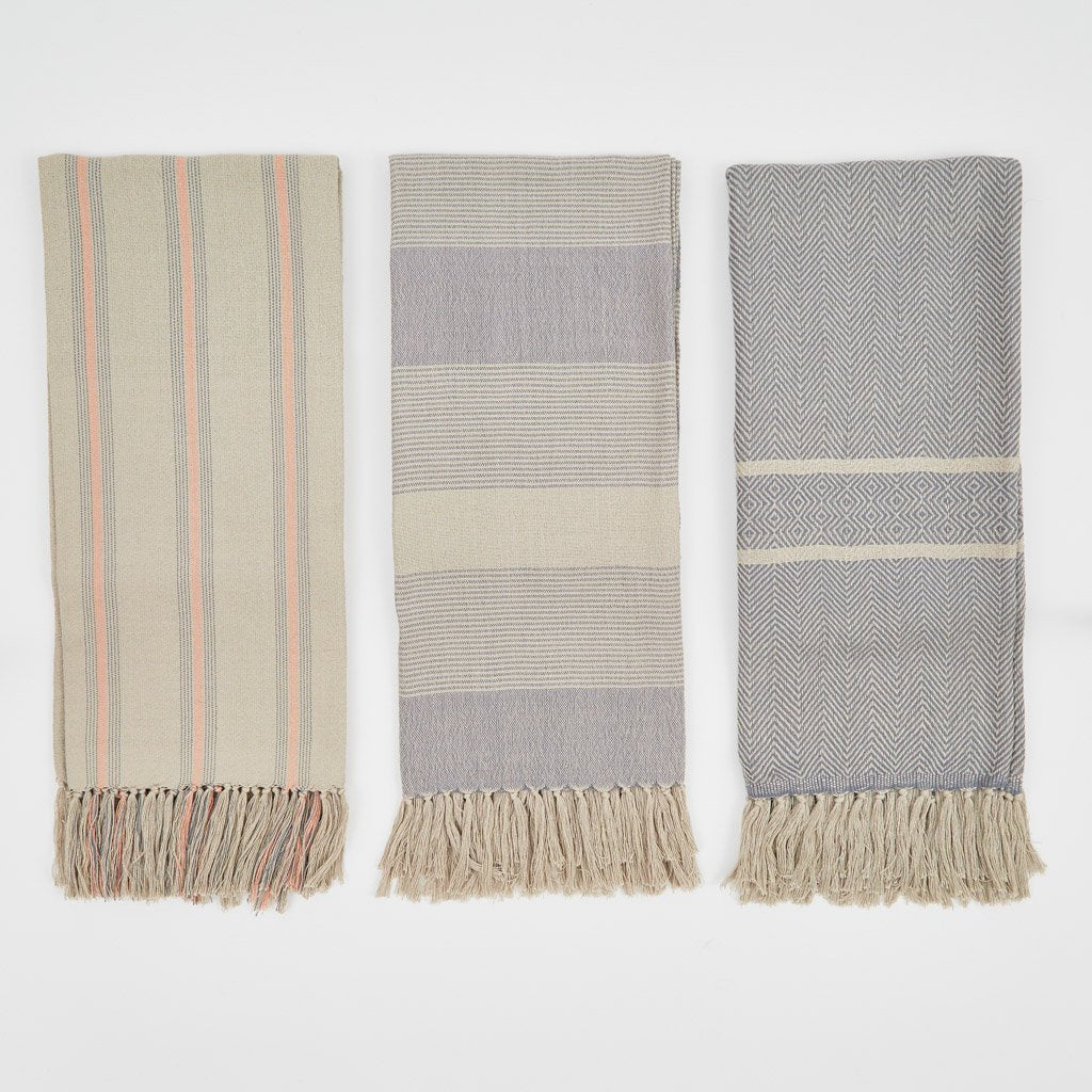 Cassis Blue Throw