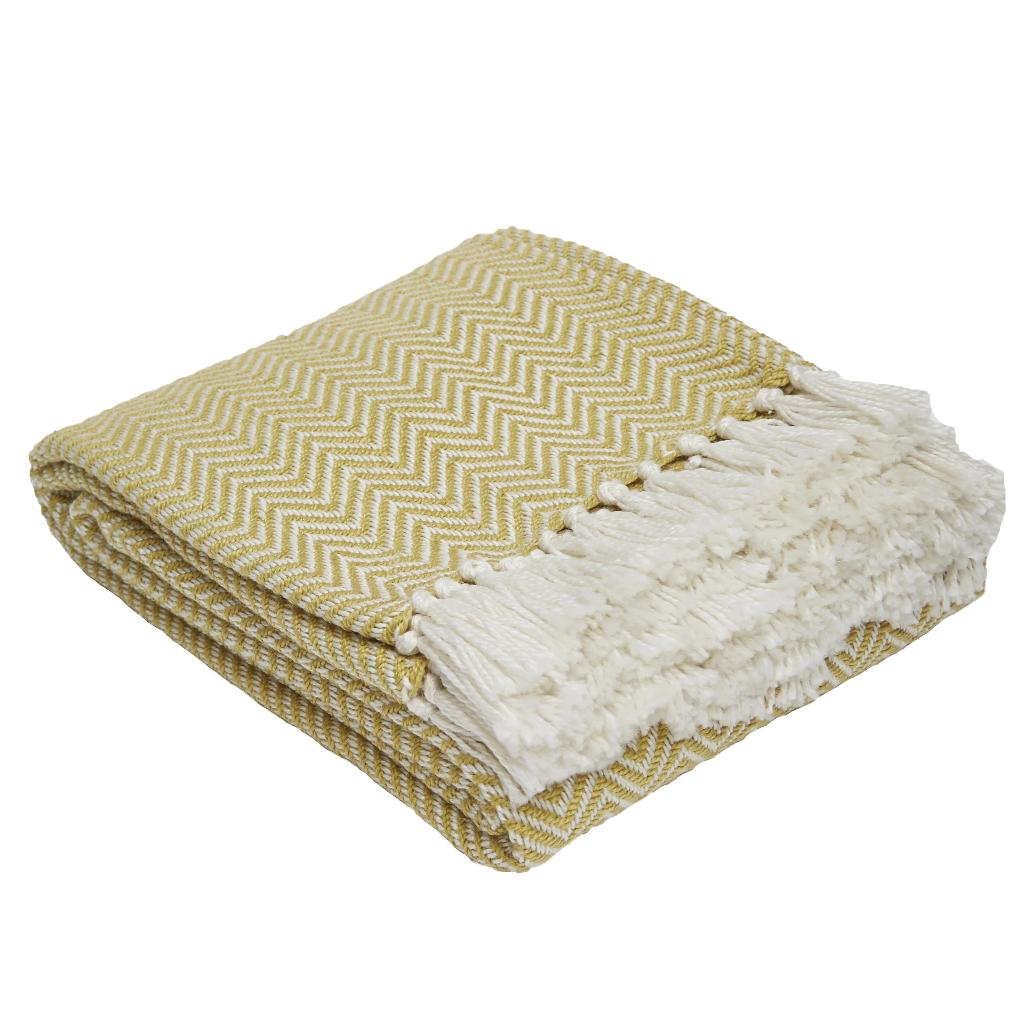 Herringbone Gooseberry Blanket