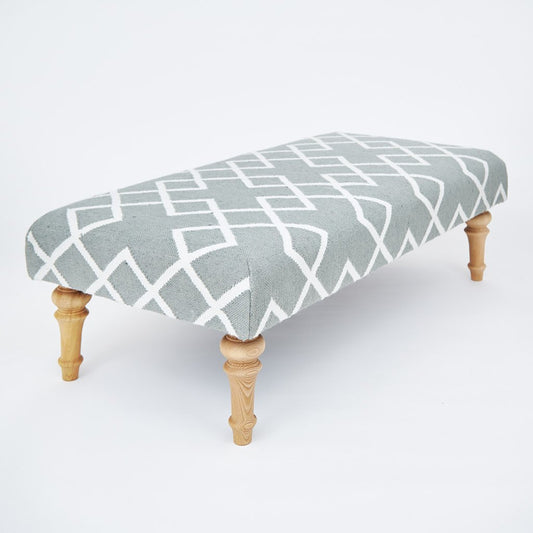 Juno Dove Grey Ottoman