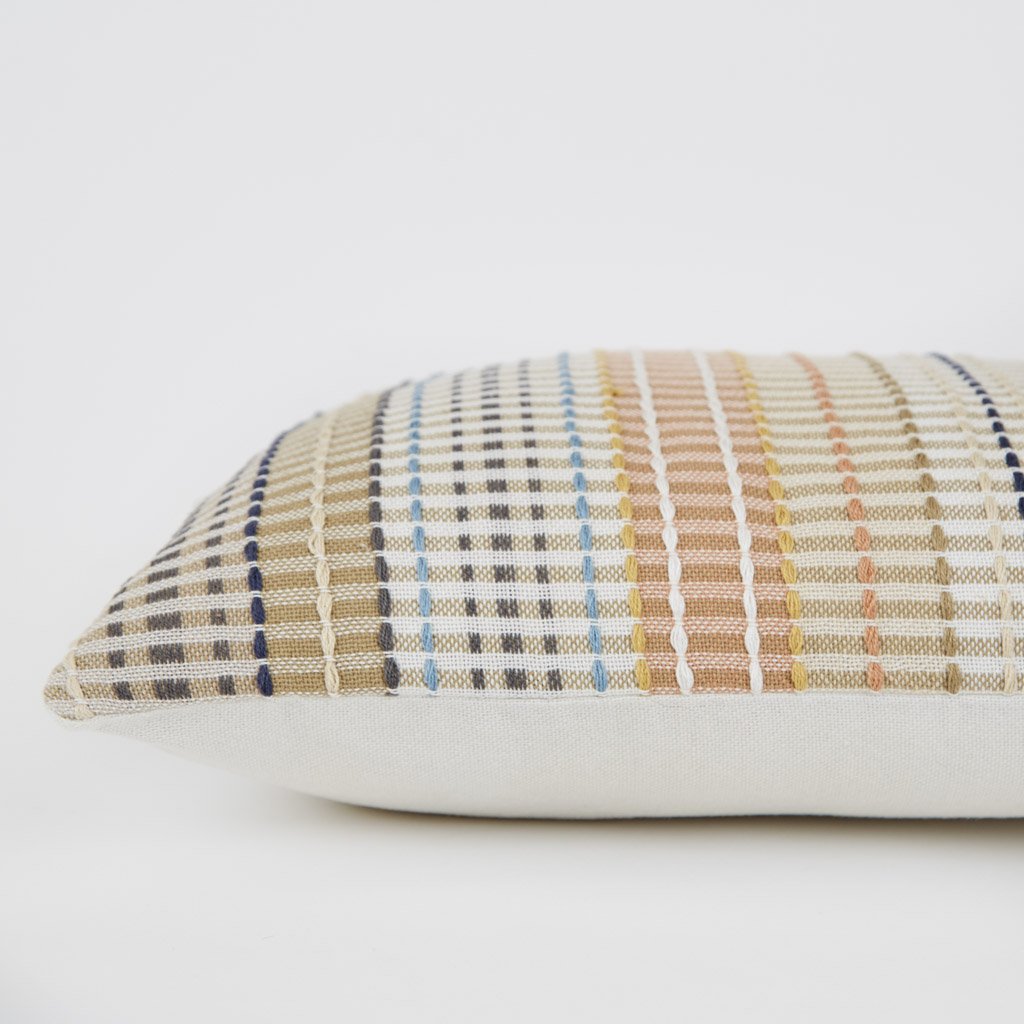 Madras Gold Check Cushion