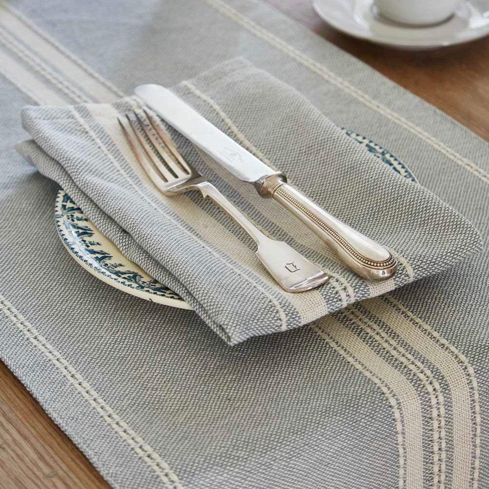 Marseille Duck-Egg Table Runner