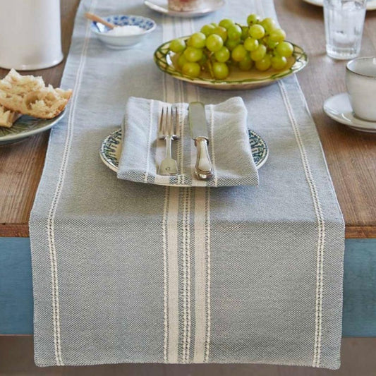 Marseille Duck-Egg Table Runner