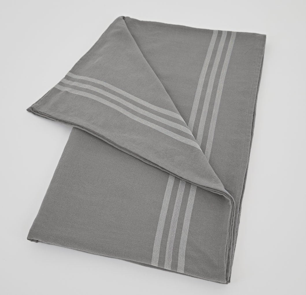 Maxime Grey & Linen Tablecloth