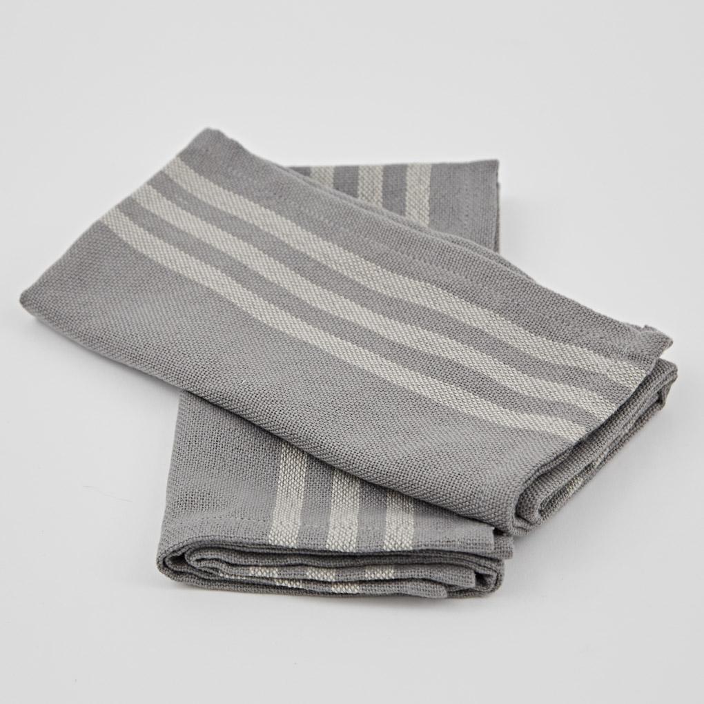 Maxime Grey & Linen Napkins