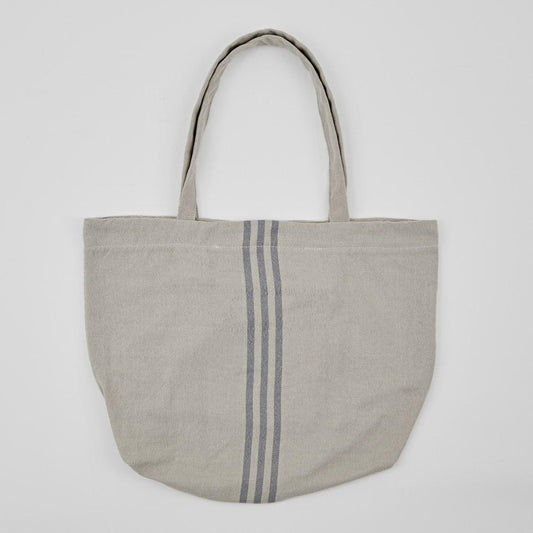 Maxime Linen & Blue Beach Bag