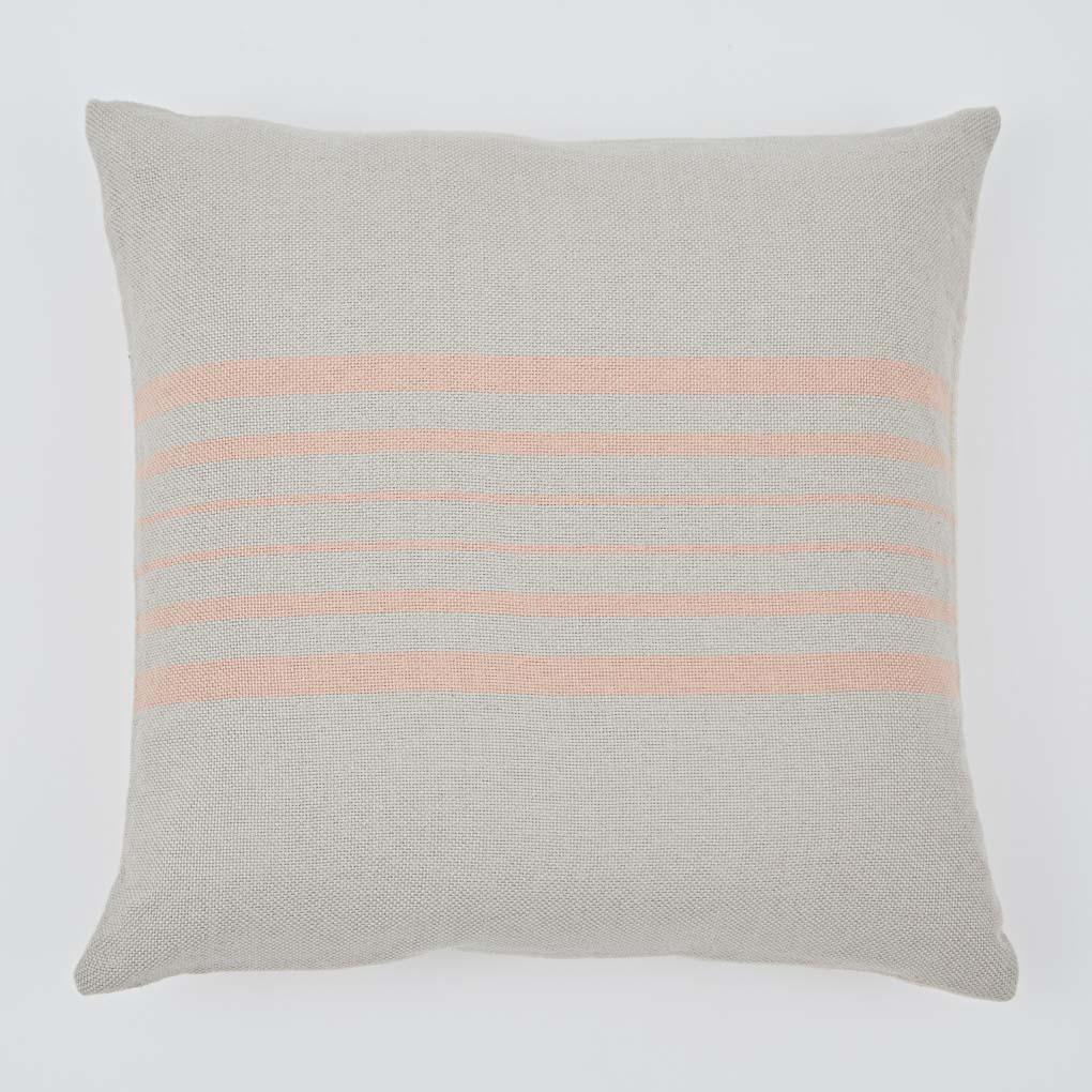 Antibes Linen & Coral Cushion Cover