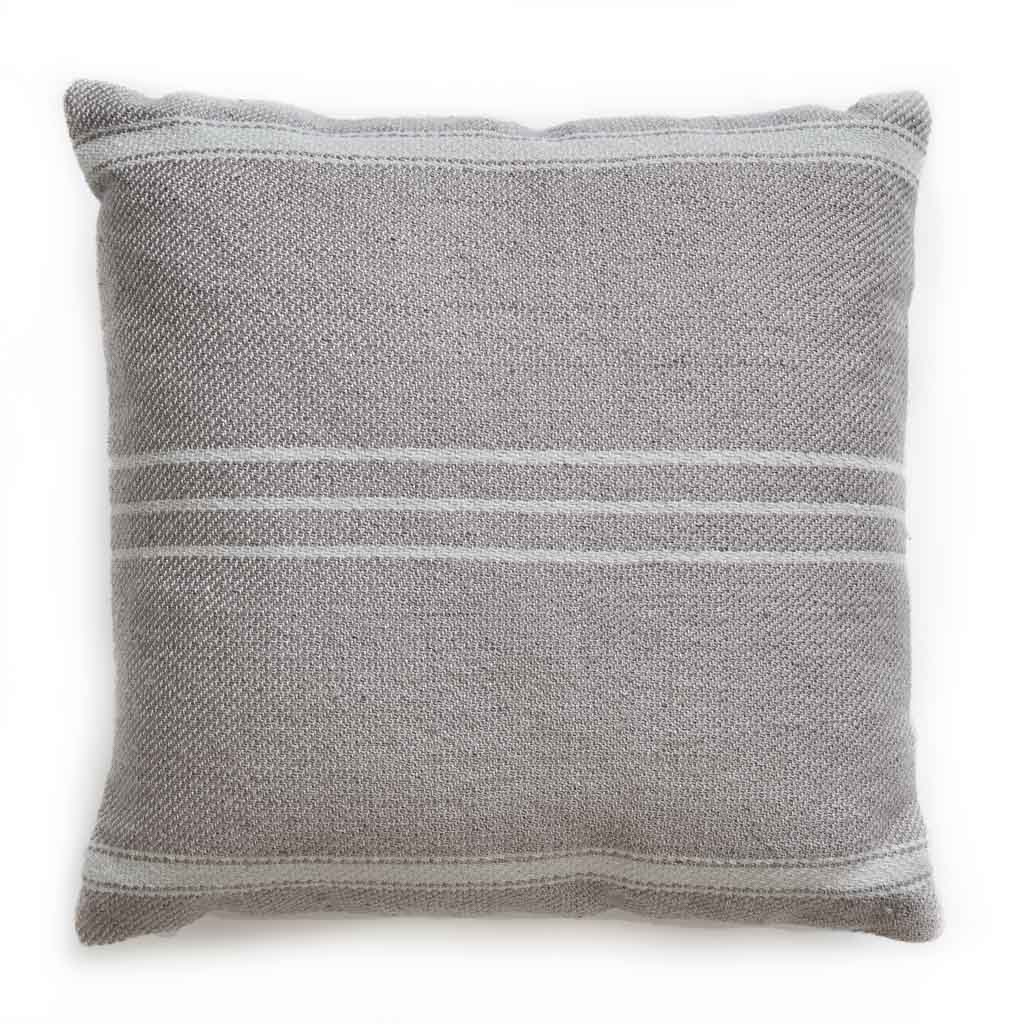 Oxford Stripe Chinchilla Cushion