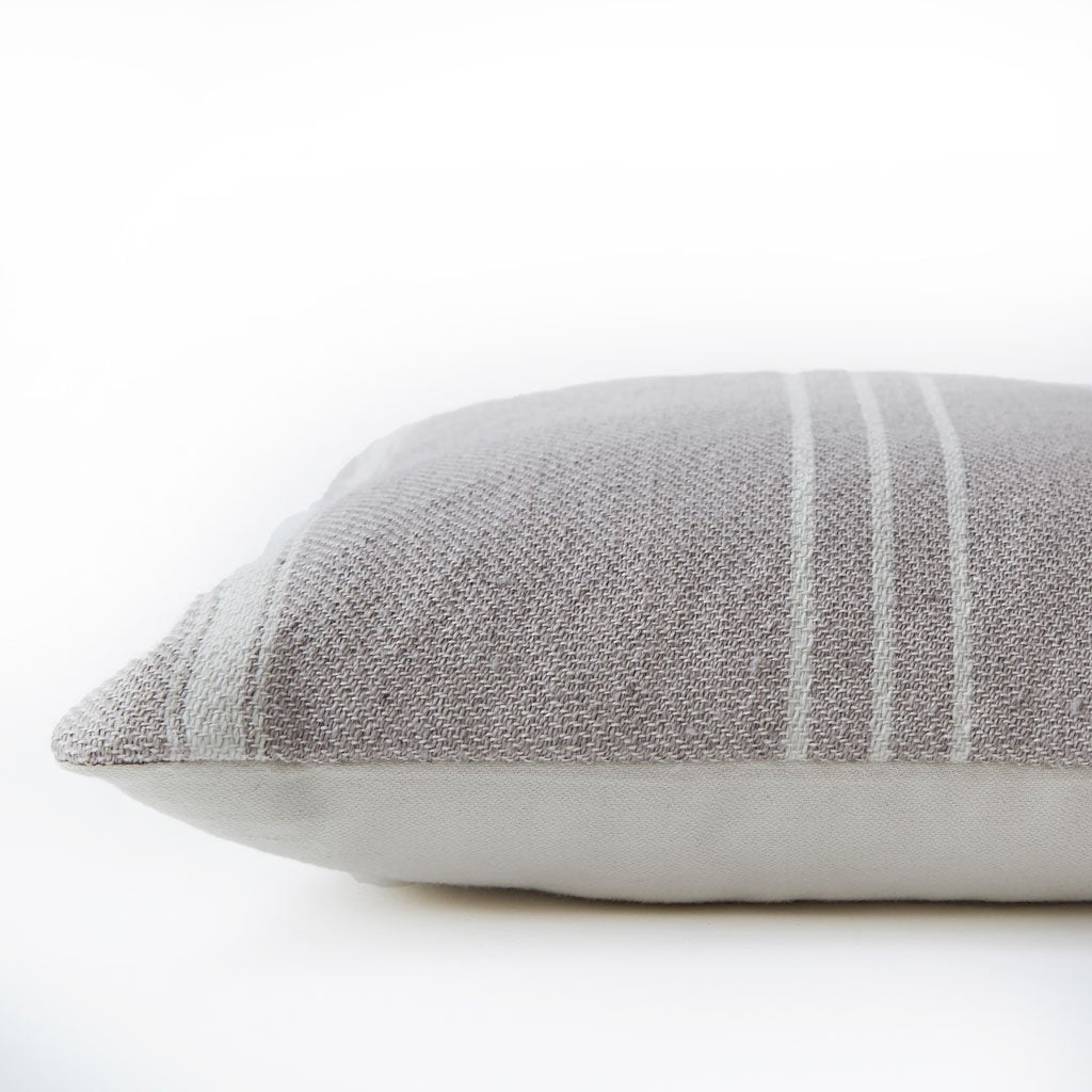 Oxford Stripe Chinchilla Cushion