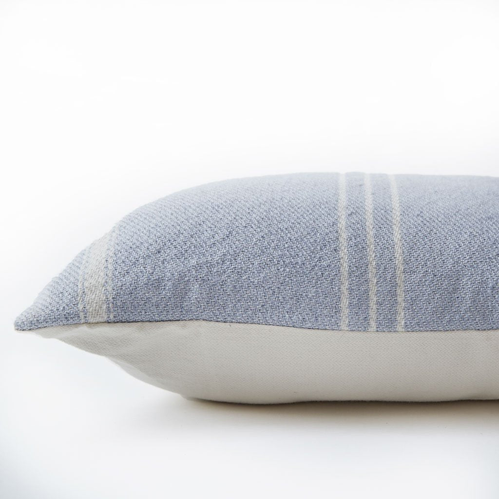 Oxford Stripe Lavender Cushion Cover