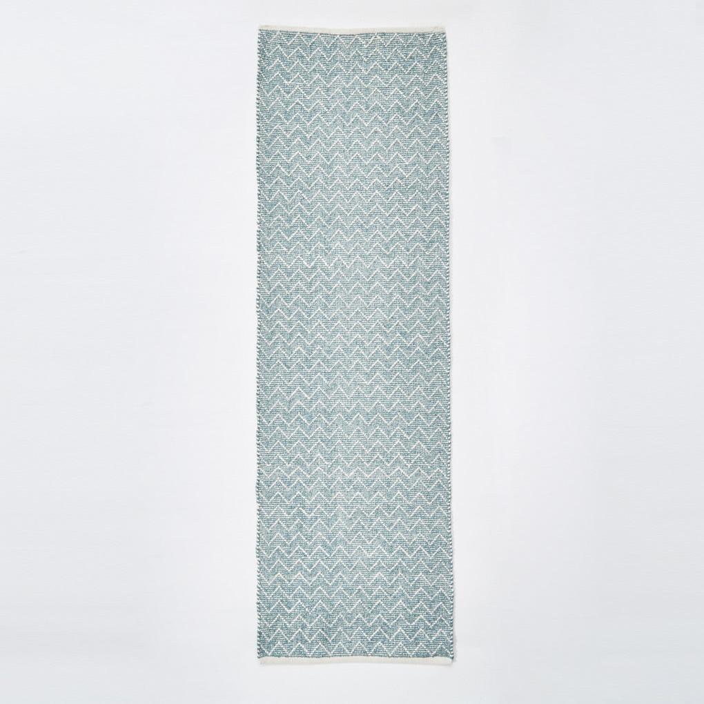 Teal Chenille Rug