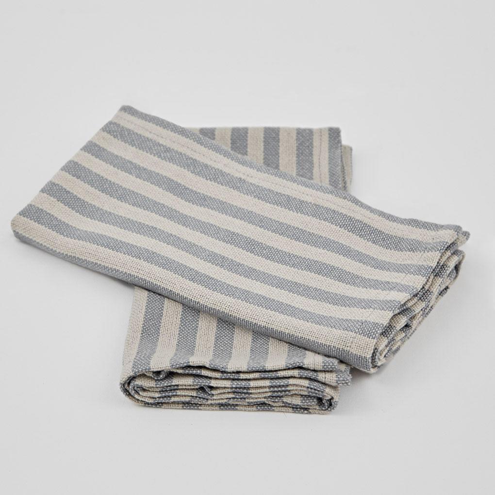 Toulouse Blue Stripe Napkins (4 Pack)