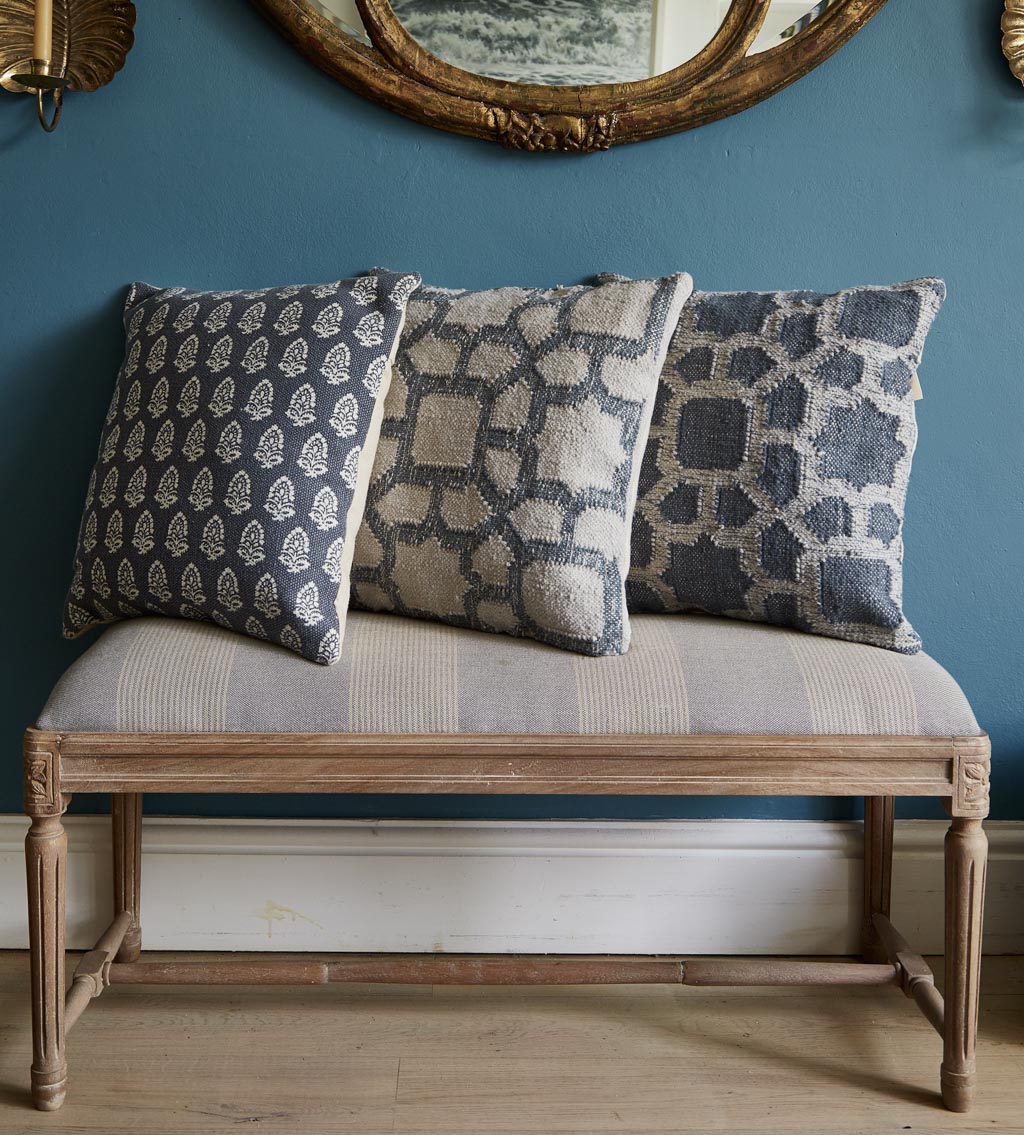 Jaipur Acorn Navy Cushion