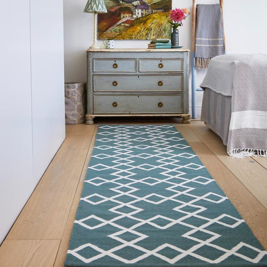 Teal Juno Runner Rug