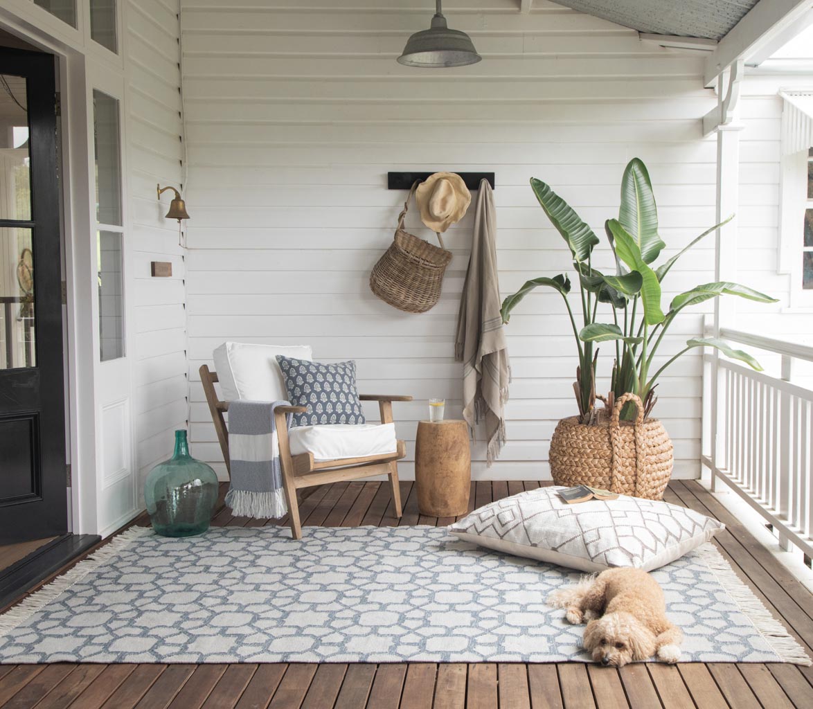 Jaipur Acorn Navy Cushion