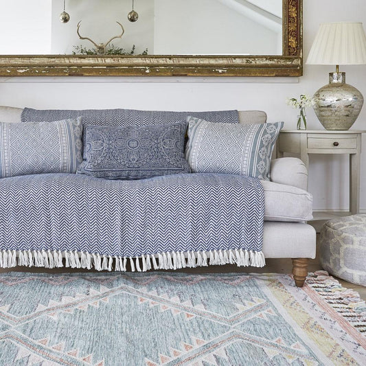 Andalucia Paloma Rug with sofa