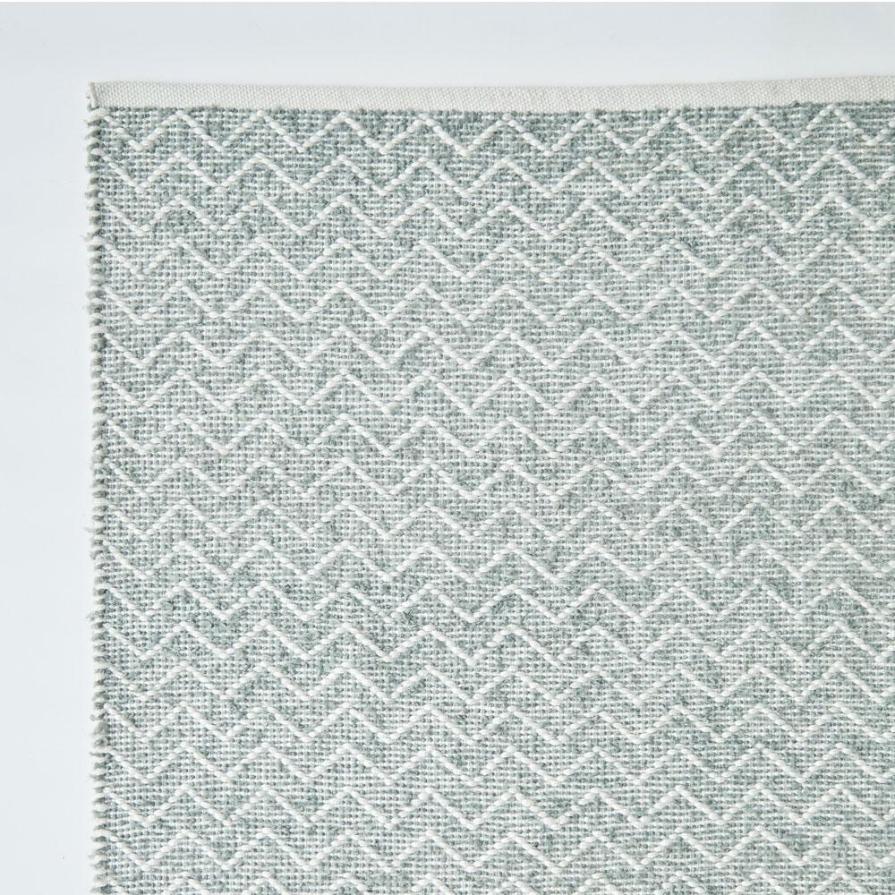 Chenille Dove Grey Rug close up