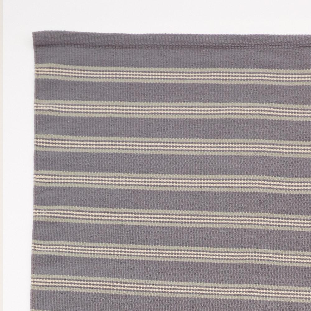 Clay Henley Stripe Rug close up
