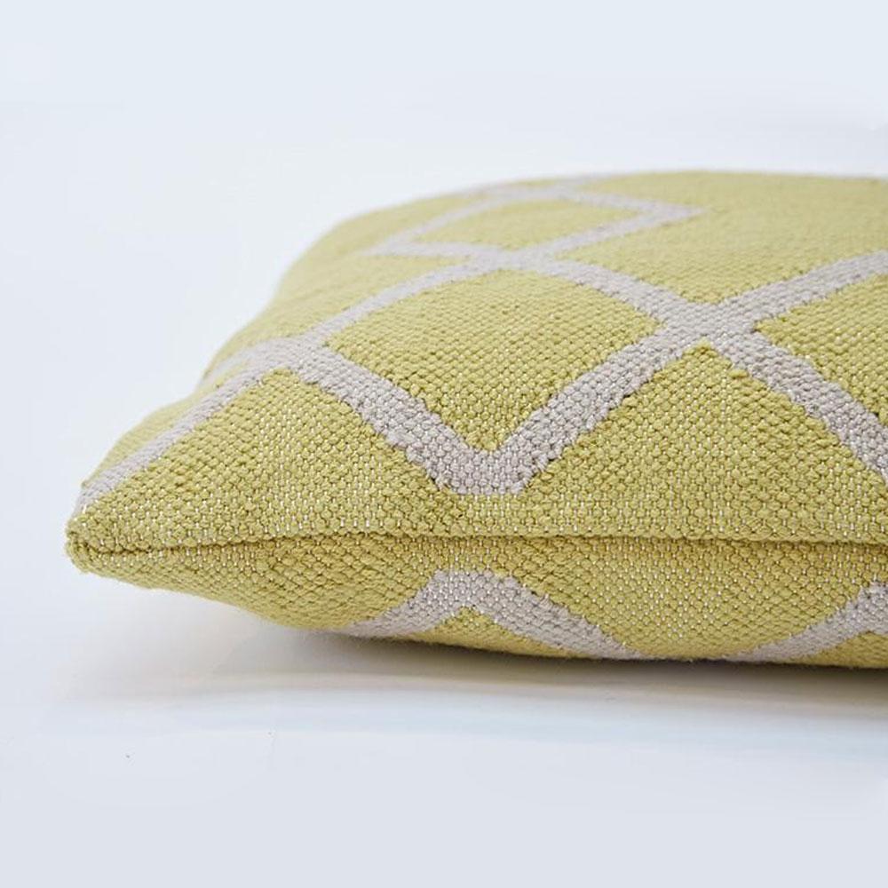 Juno Gooseberry Cushion - close up