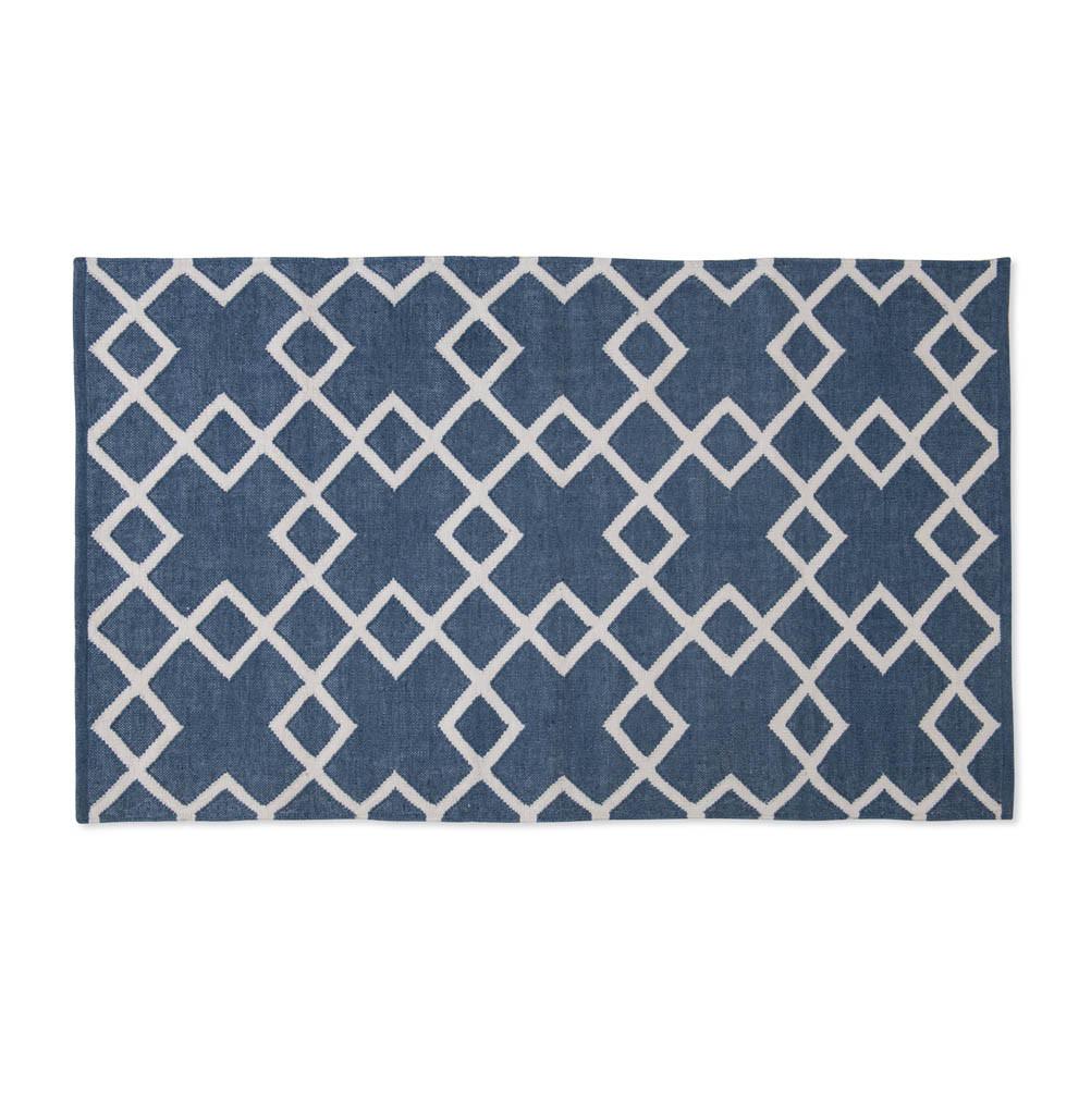 juno navy blue colour rug