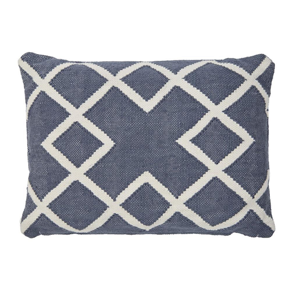 Juno Navy Cushion - rectangle