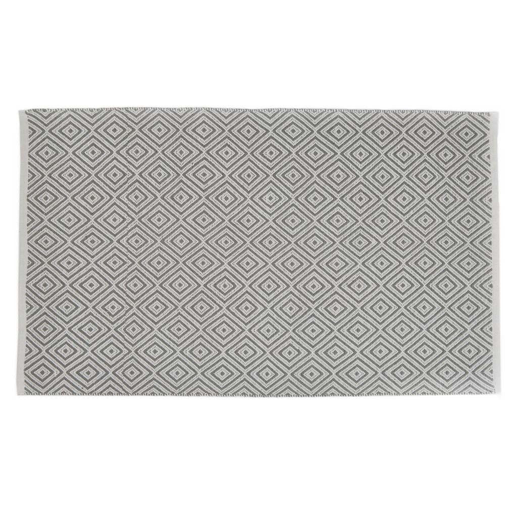 Dove grey mora rug from weaver green